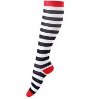 Copper-ion compression knee-high knit